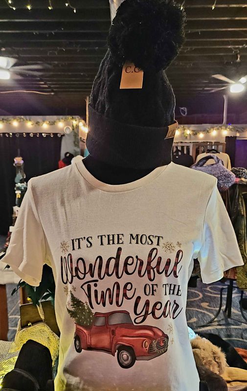 Bella Canvas Natural It&#39;s the Most Wonderful Time of the Year T Shirt