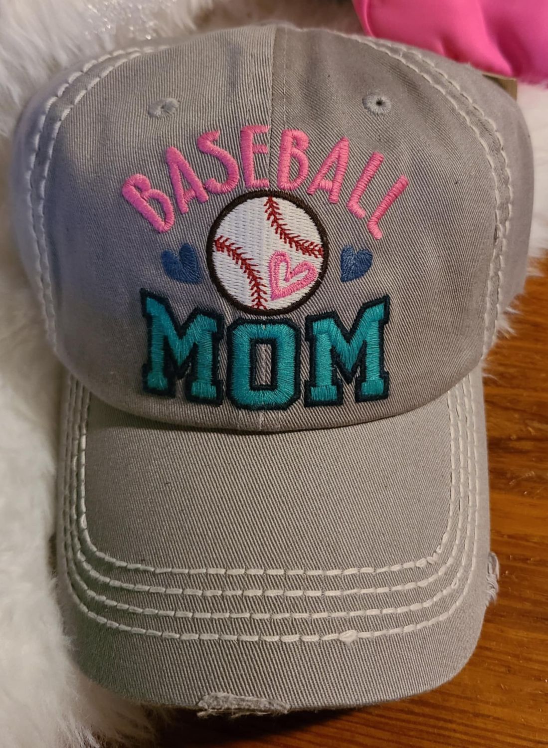 Moss Baseball Mom Ball Cap