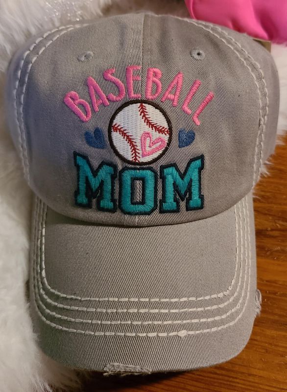 Moss Baseball Mom Ball Cap