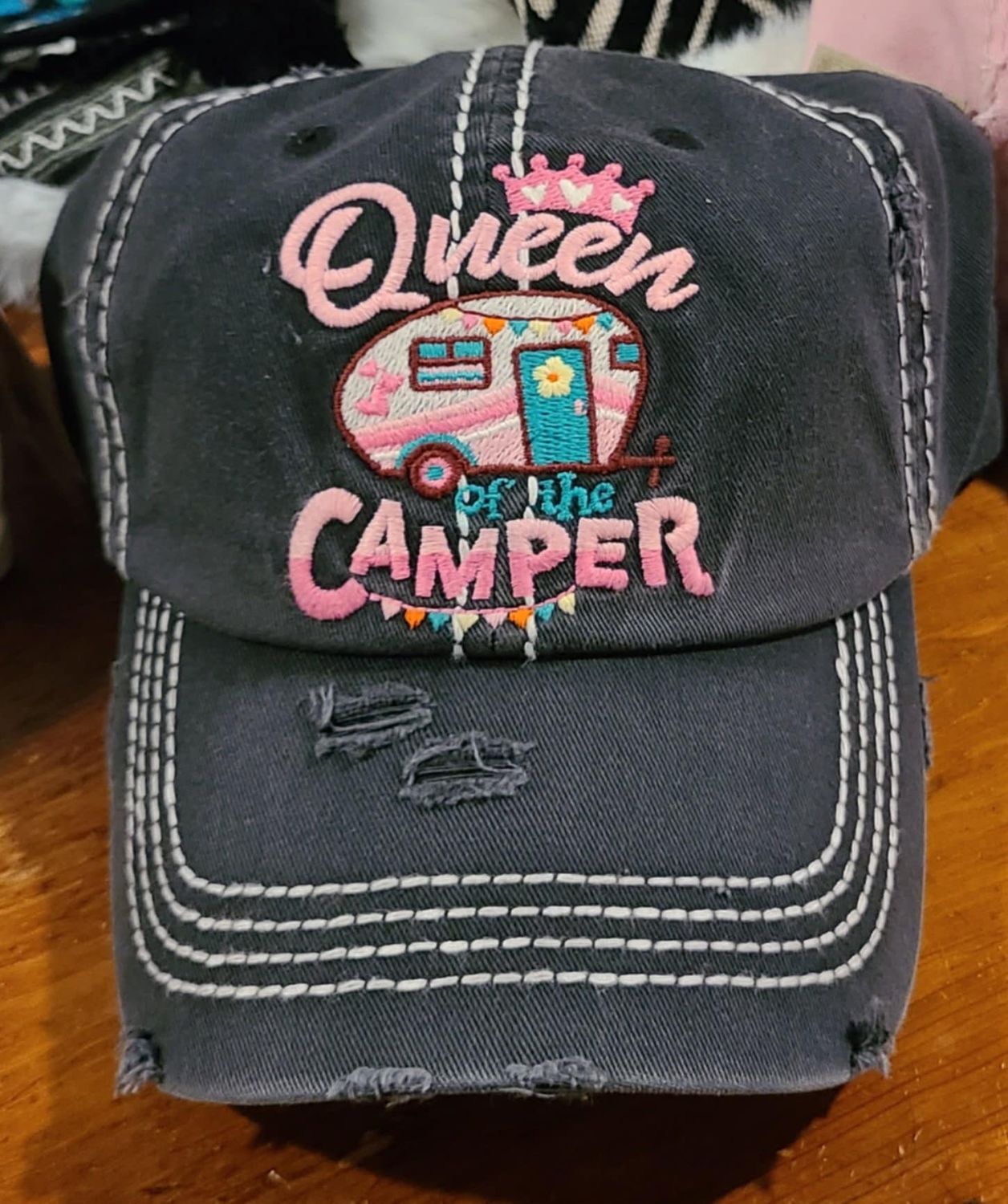 Black Queen of the Camper Ball Cap