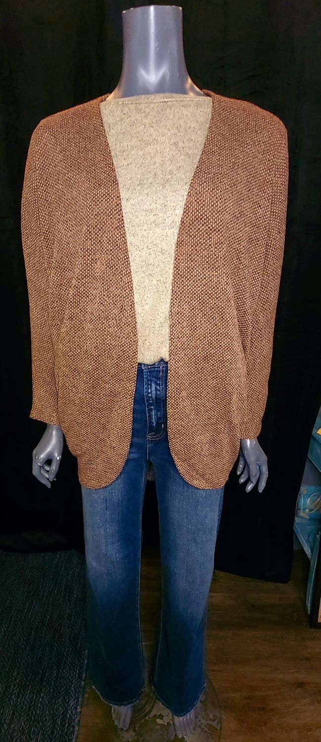 Brown Cardigan with Pockets