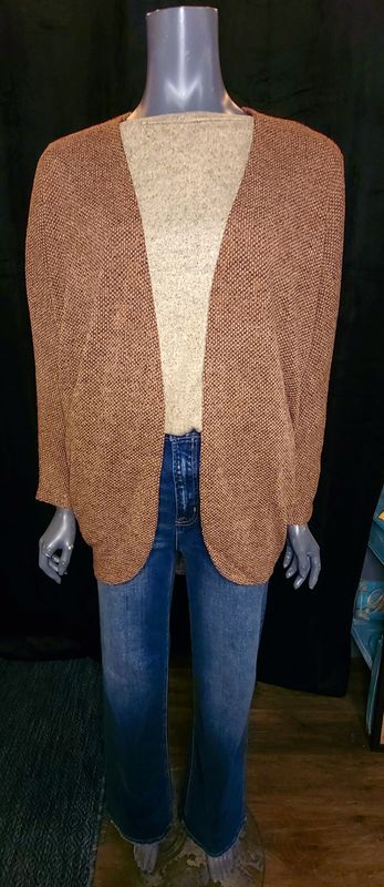 Brown Cardigan with Pockets