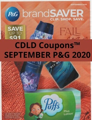 SEPTEMBER P&G 2020 (does not contain tide!) BOGO SEPTEMBER P&G 2020 (does not contain tide!) BOGO
