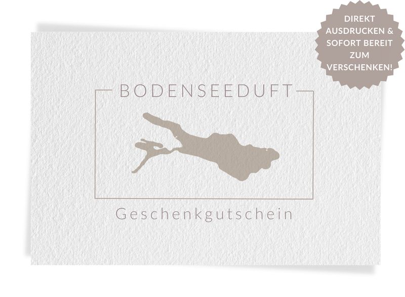 Geschenkgutschein von Bodenseeduft