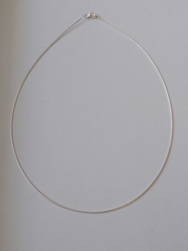 Silberseilcollier 42cm (925er Silber)