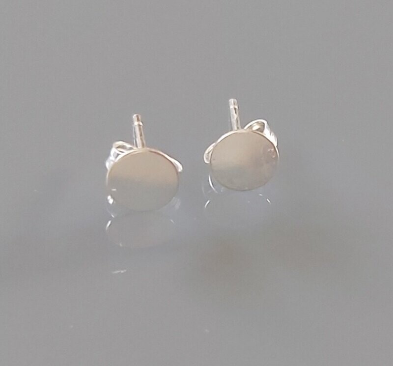 1 Paar Ohrstecker mittel 925er Silber ø0,6mm