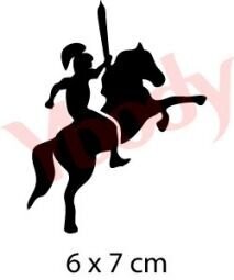 Ritter Glitzer Tattoo