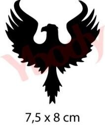 Falke Glitzer Tattoo