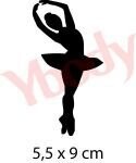 Ballerina Glitzer Tattoo