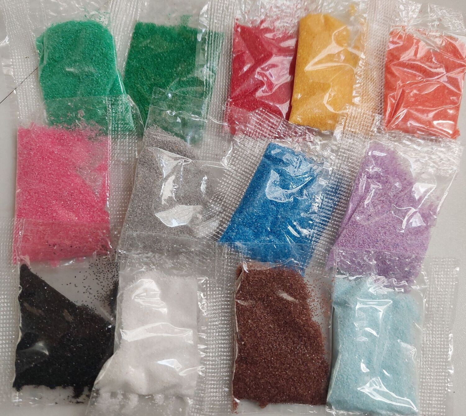 Mini Farbsand - Set (10-12 Farben)
