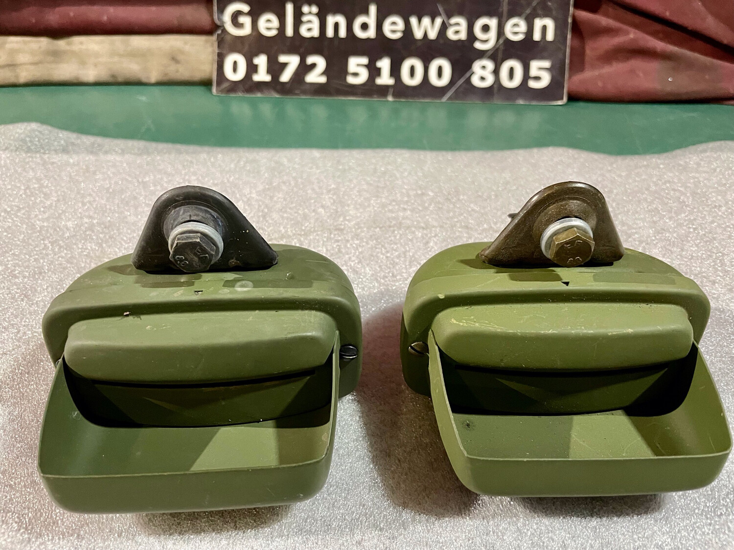 ///**G Klasse Mercedes G Modell Wolf 2x Tarnscheinwerfer A0005440814  Neu GE GD W461 460 PUCH