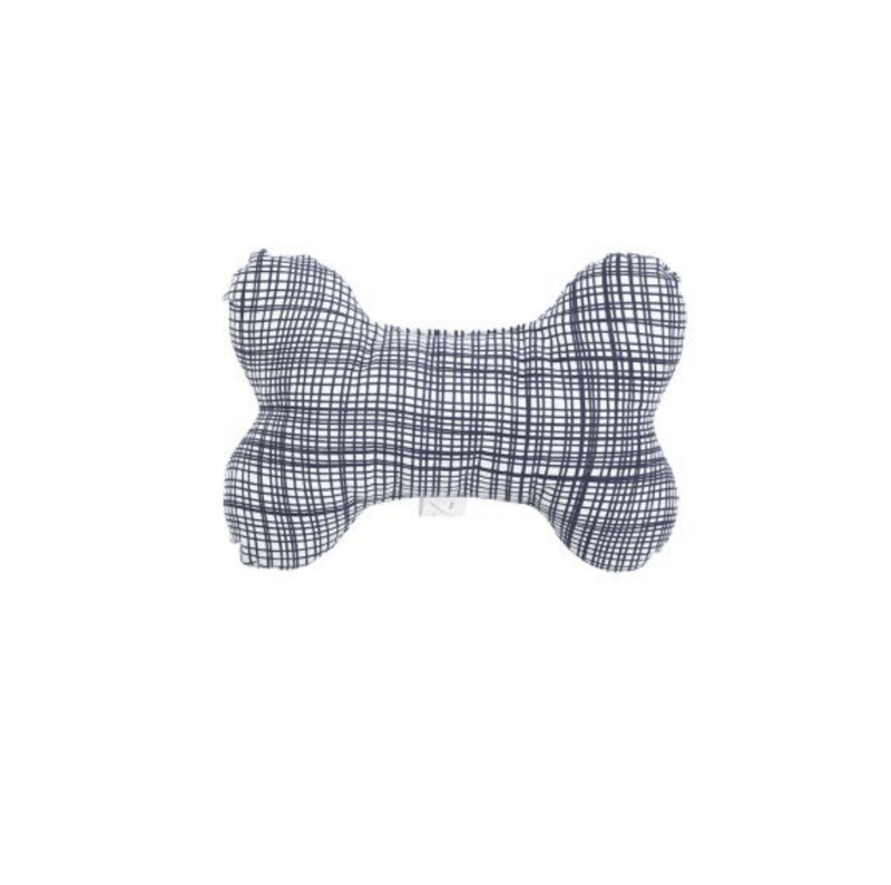Mog and Bone Soft Toy Bone - NAVY LINEN