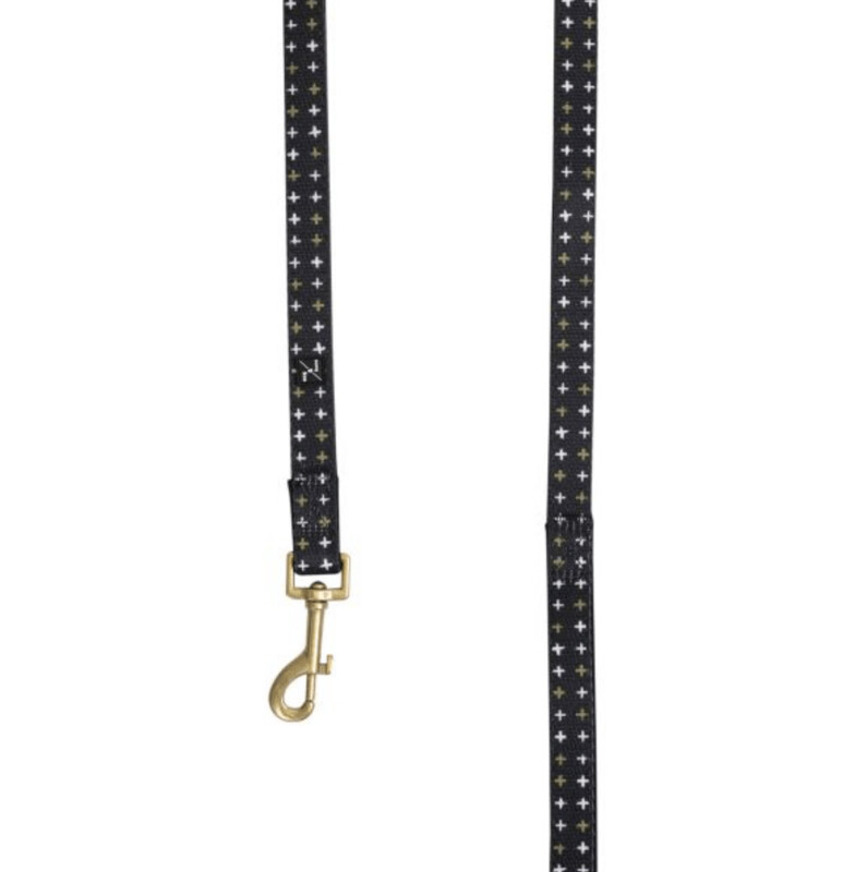Mog and Bone Neoprene Lead - BLACK CROSS