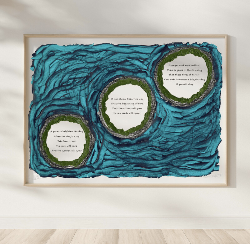 Artwork - A Poem to Brighten the Day by Camille Barr