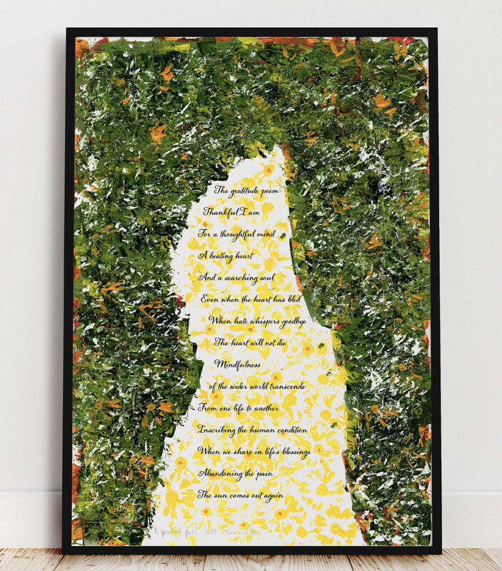 Artwork - The Gratitude Poem by Camille Barr