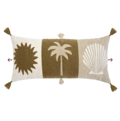 Sun Sand Sea Rectangle Cushion Large