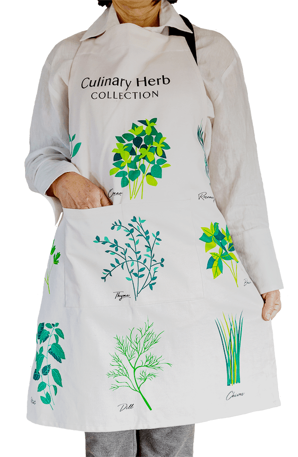 Apron (Heavy Drill) - CULINARY HERBS