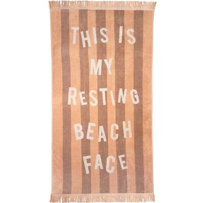 Beach Face Towel