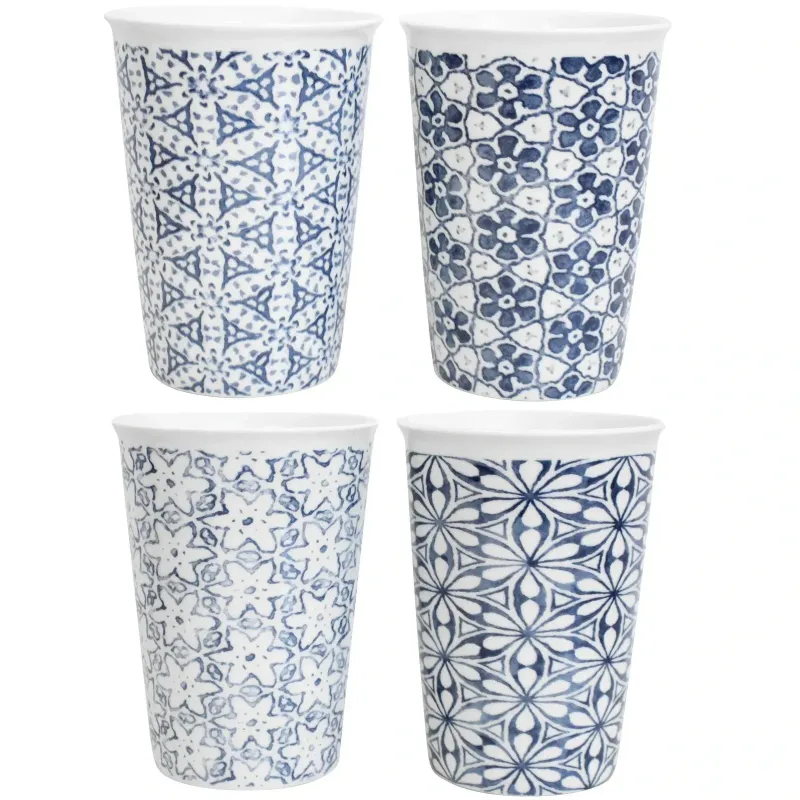 Amalfi Ceramic Tall Latte Cups