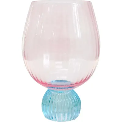 Bubble Ball Glass Pink/turquoise Bubble Ball Glass Pink/turquoise