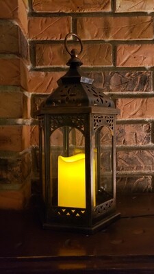 Moroccan Lanterns with LED Candle