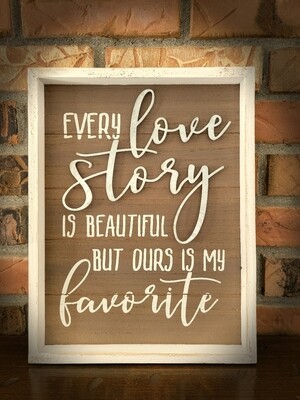 Love Story Sign
