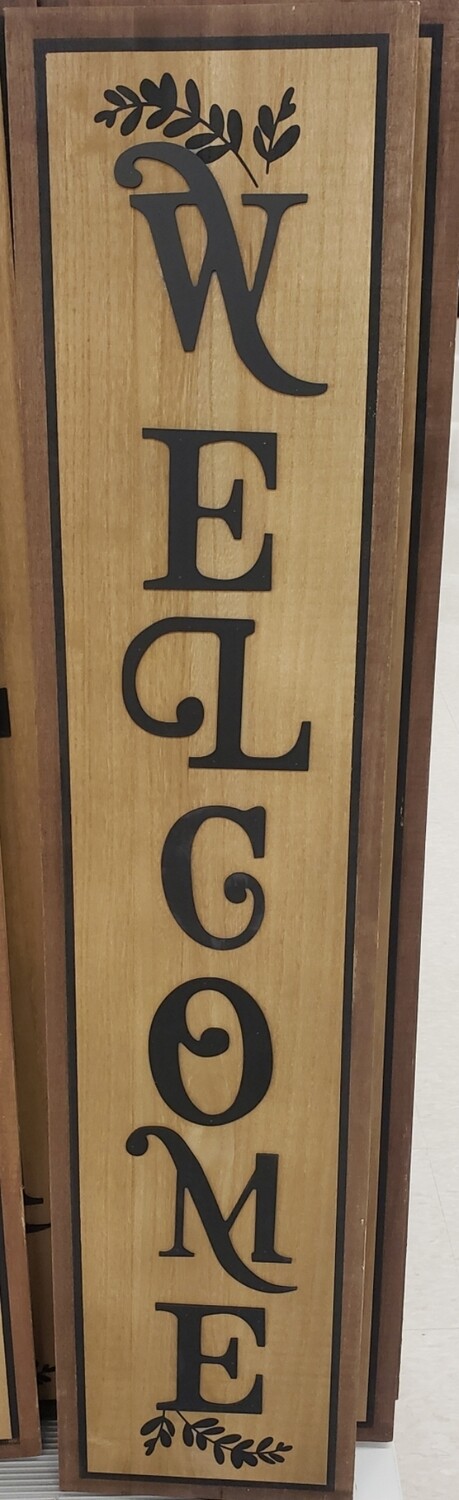 Large Welcome sign