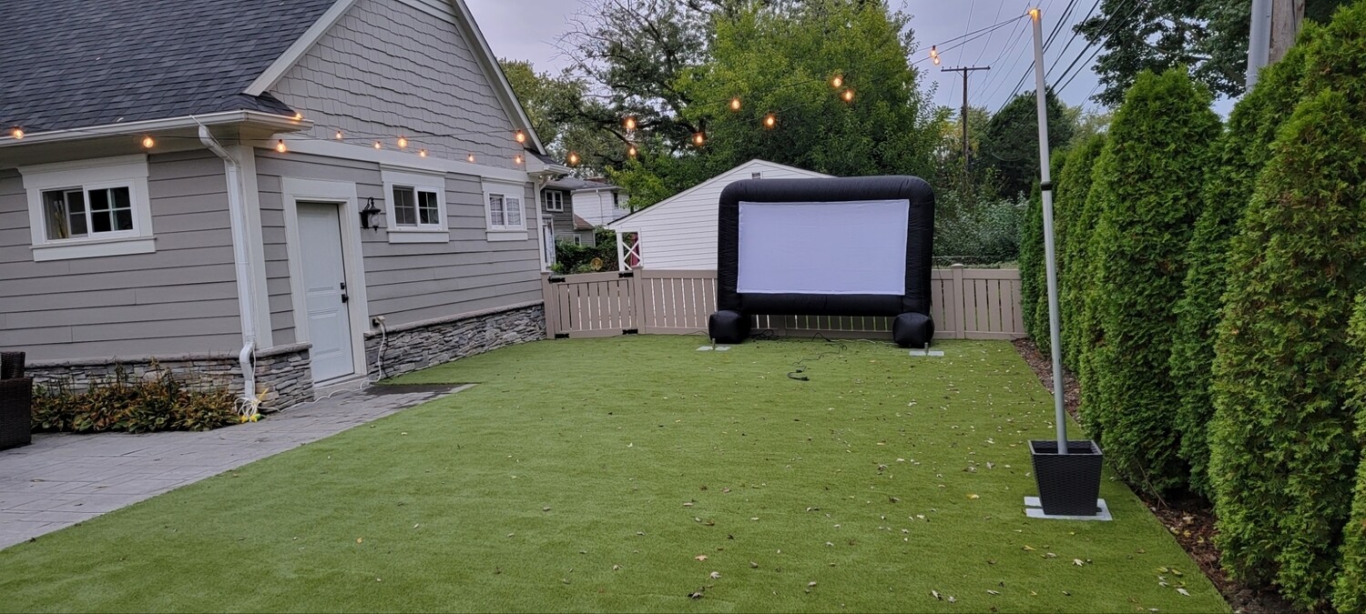 Outdoor Movie Night / Gaming Screen