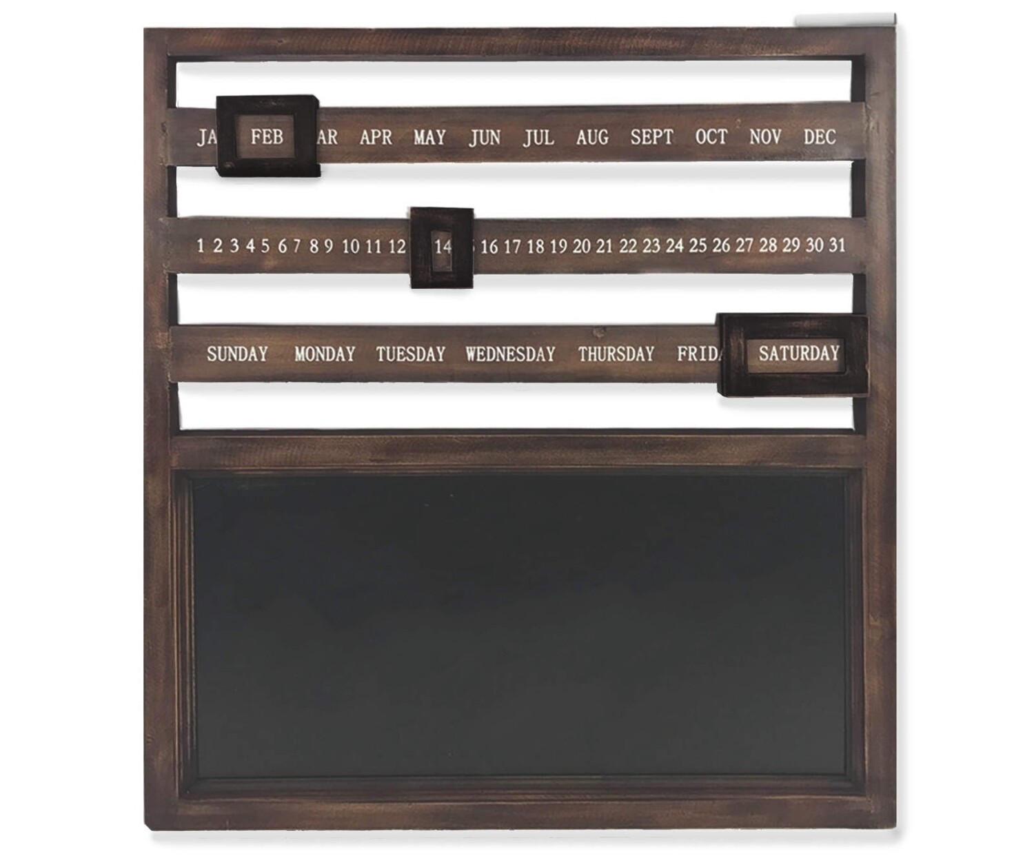 Wooden Date Chalkboard Sign