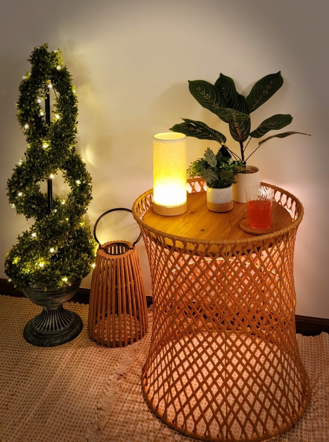 Wicker Side Tables
