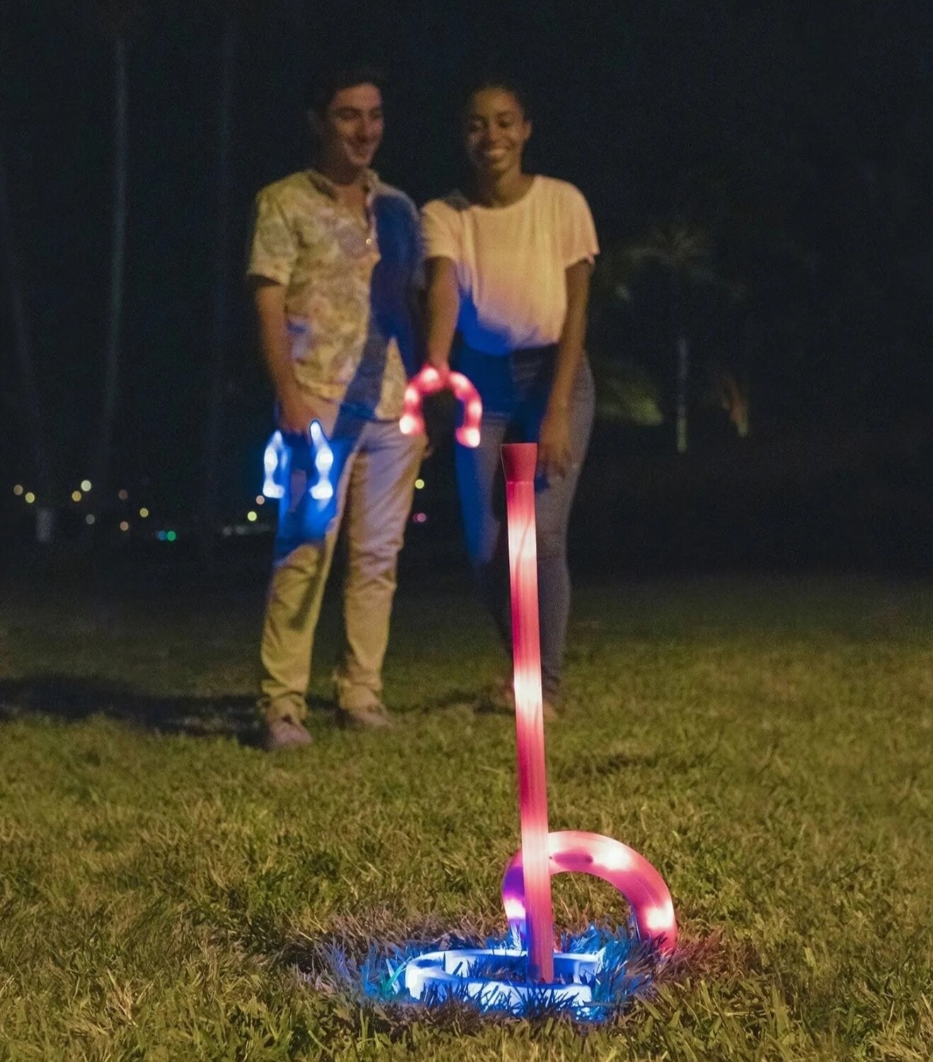 Lighted Horseshoe Game