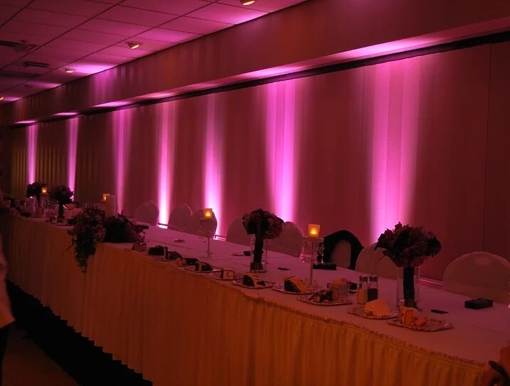 FHGC- Pink Uplighting/Dance Mode &amp; Digital Animated Monogram