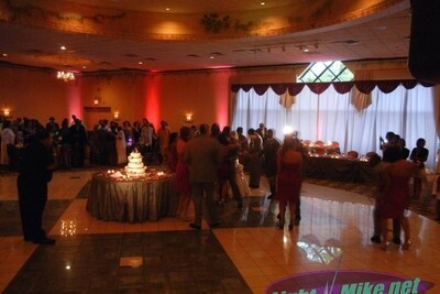 Andiamo- Red/Pink Uplights, Digital Animated Monogram, Table Lights