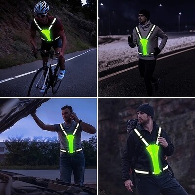 Highly Reflective LED Safety Vests