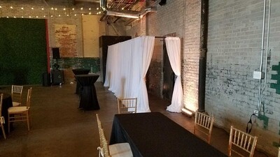 Drapery - To Cover Restrooms