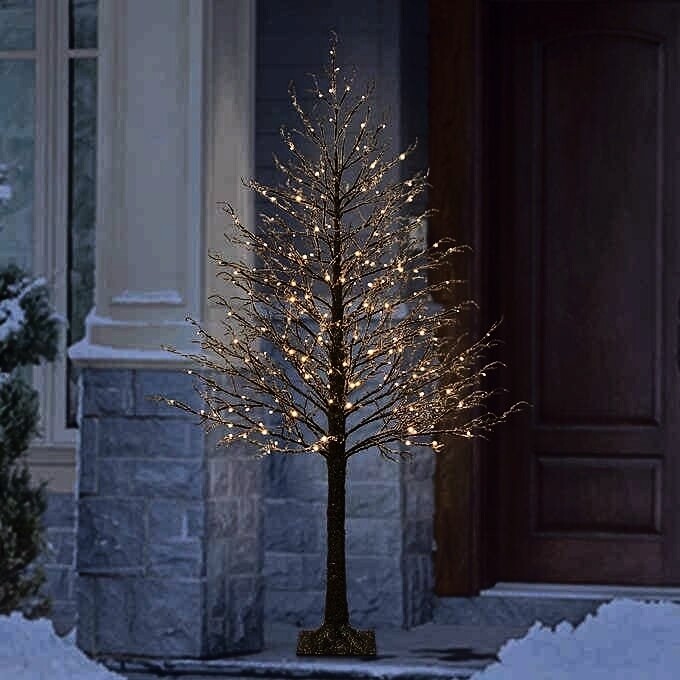 7ft Iced Tree - Warm White