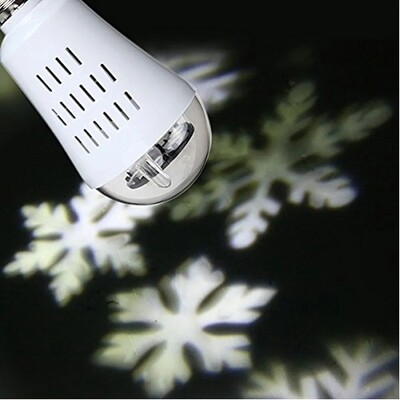 Moving Snowflake bulbs