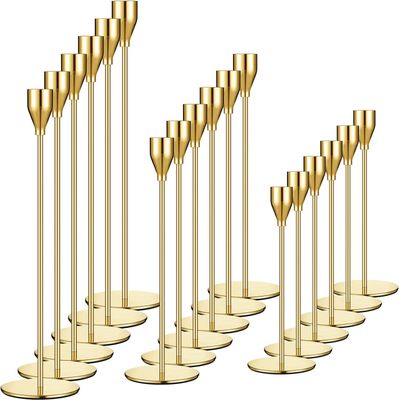 Taper Candle Holders (Gold)