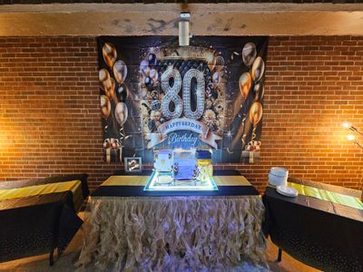 80th Birthday - "Calvin"  Silver &amp; Gold