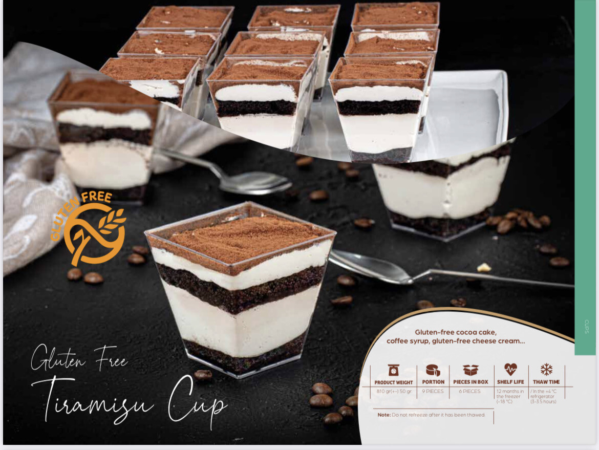 Qlütensiz Tiramisu kup