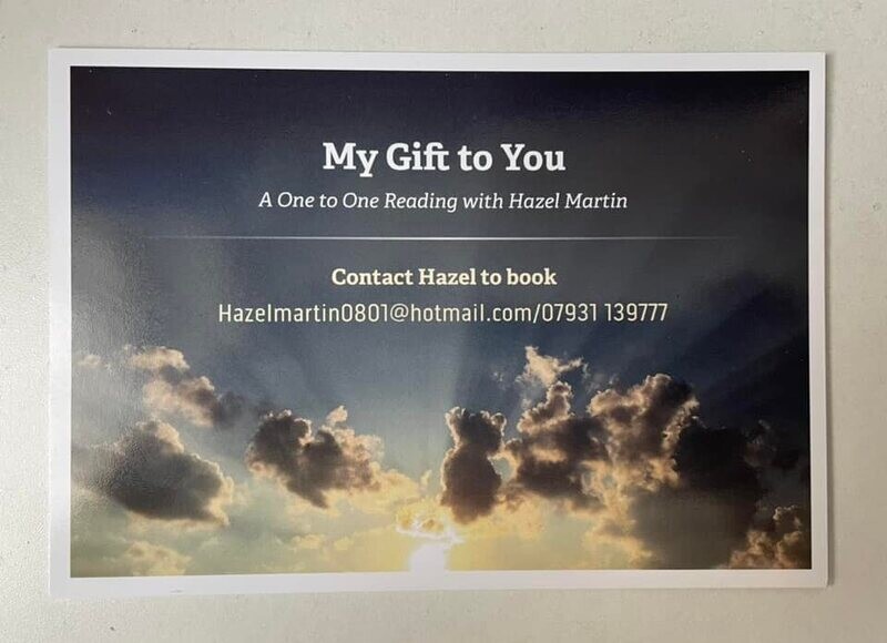 45 minute reading 1-2-1 gift voucher 45 minute reading 1-2-1 gift voucher