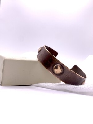 ​ “ Menerva Opaco ” bracciale in Bronzo in Pezzo Unico