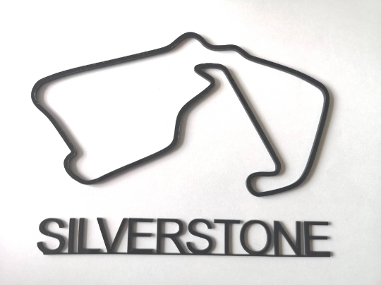 Formula 1 gift Motorsport Fan F1 Race Track Italian British GP Wall Art Any Race Track Black Acrylic Moto GP Laser Cut