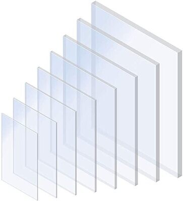 Clear Blank Acrylic Sheets Cut To Size 3mm High Premium Perspex