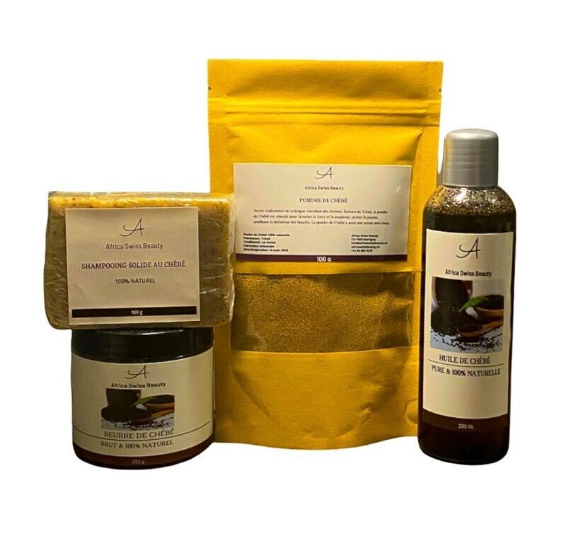 Pack spécial chébé avec shampoing solide - 100% naturel