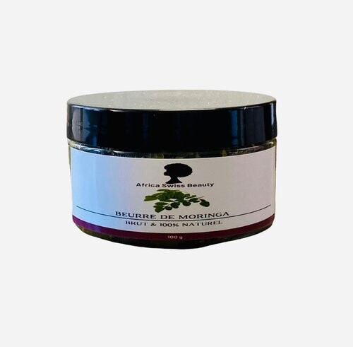 Beurre de moringa - 100% pur et naturel, Contenant (g): 100 g