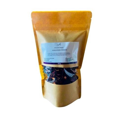 Fleurs séchées d&#39;hibiscus - 100% pure et naturelle - 150 g