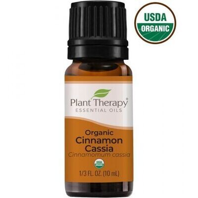 Huile essentielle de cannelle cassia Bio - Plant Therapy, CONTENU (ml): 10 ml