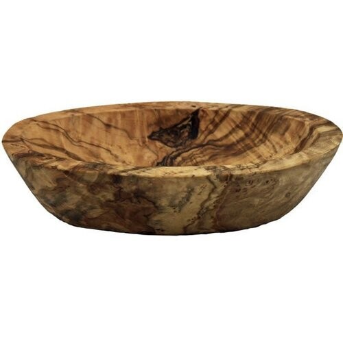 Porte savon en bois d&#39;olivier taille moyen Ø 11-13 cm