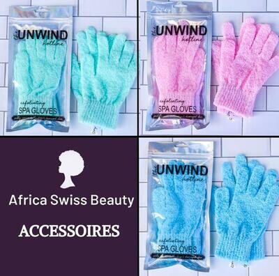 Gants de spa exfoliants (1 paire)